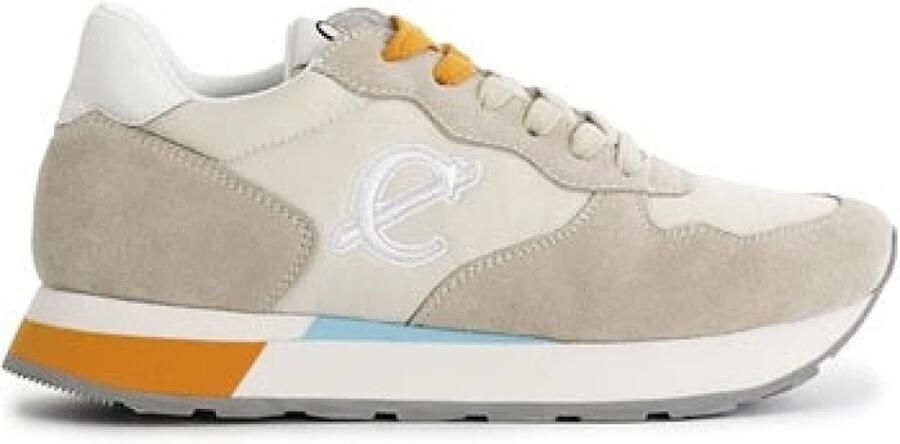 CafèNoir Sneakers van Suèdeleer en Textiel
