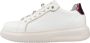 CafèNoir Leren Sneakers White Dames - Thumbnail 2