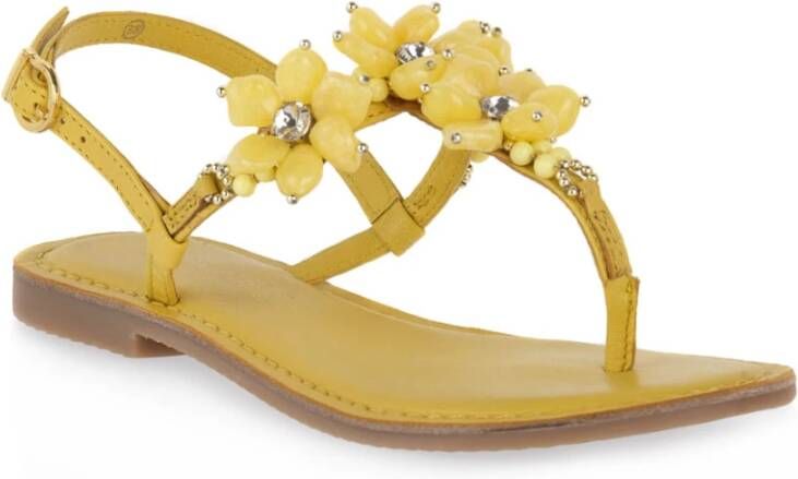 CafèNoir Sandals Yellow Dames