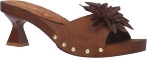 CafèNoir Slippers Bruin Dames
