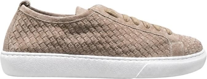 CALCE Braided Leather Sneakers