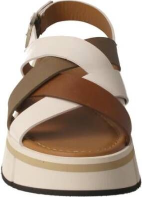 Calce Platte sandalen miinto-549cca5851683d14af0f Beige Dames - Foto 2