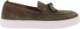 Calce Suède Slip-On Mocassin met Kwastjes Brown Heren - Thumbnail 1