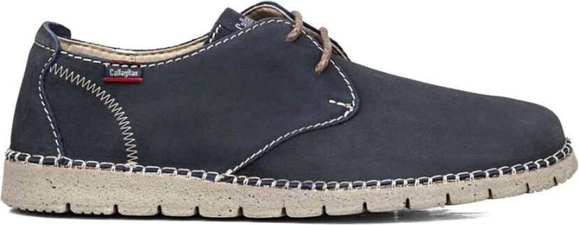 Callaghan Fluwelen Sneaker Lichtgewicht Flexibel Comfortabel Blue Heren