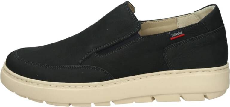 Callaghan Blauwe Suède Slip On Schoenen