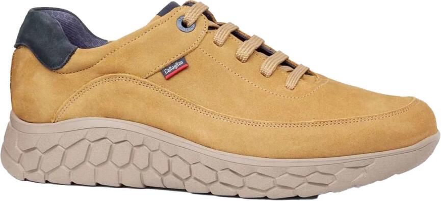 Callaghan Casual Vetersneaker voor Mannen Yellow Heren