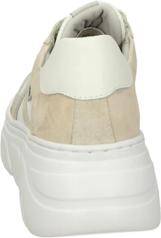 Callaghan Witte Leren Lage Sneakers