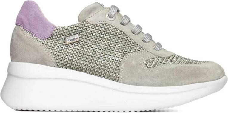 Callaghan Comfortabele Sneaker voor Lange Wandelingen Green Dames