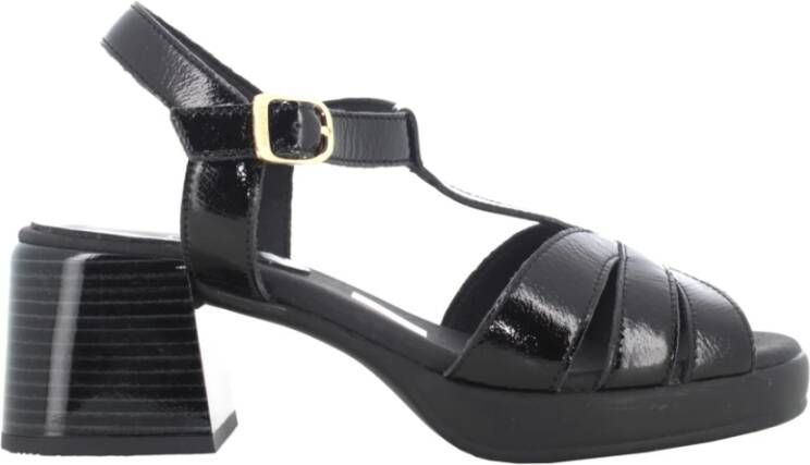 Callaghan Dames Sandalen met Hak Zwart Black Dames