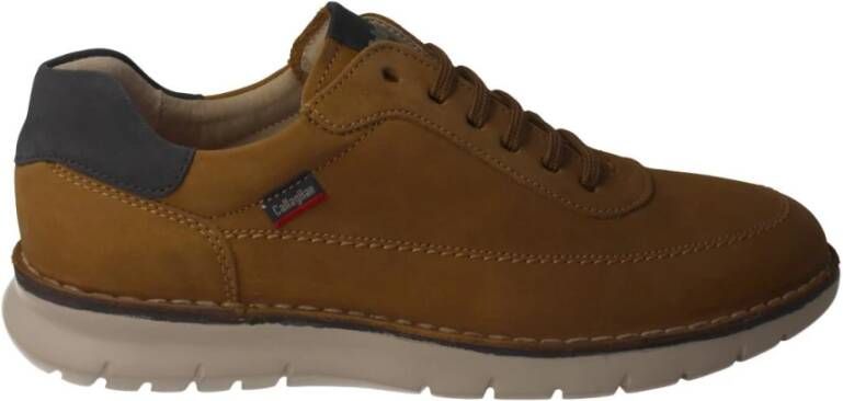 Callaghan Heren Leren Casual Schoenen Brown Heren