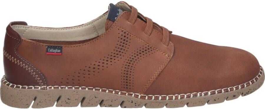 Callaghan Casual Camel Leren Herenschoenen Brown Heren