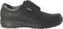 Callaghan Heren Zwarte Leren Schoenen Black Heren - Thumbnail 3