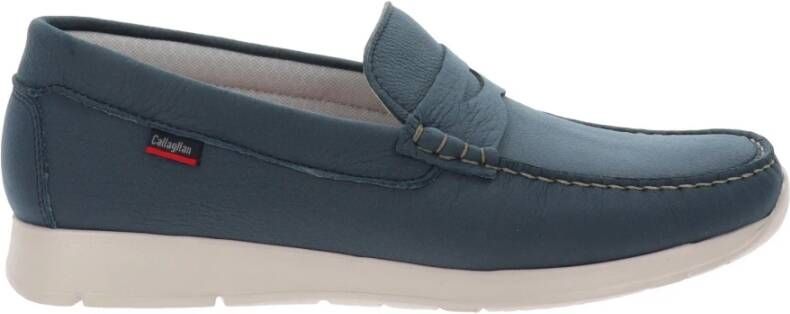 Callaghan Leren Herenloafers Blue Heren
