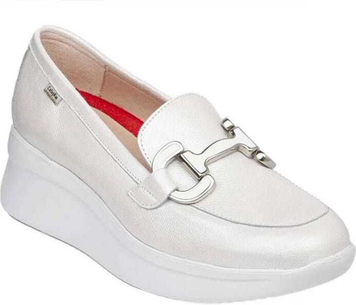 Callaghan Leren Sleehak Mocassin met Metalen Klem