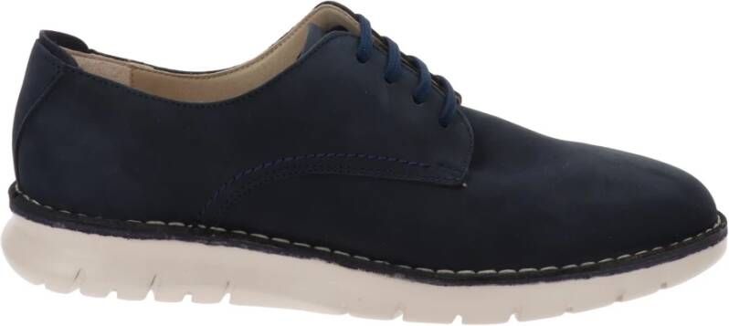 Callaghan Blauwe Suède Heren Casual Schoenen Blue Heren