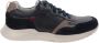 Callaghan Leren Heren Sneakers Comfort Stijl Blue Heren - Thumbnail 7