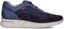 Callaghan Luxe Blauw Leren Sneakers Blue Heren - Thumbnail 1