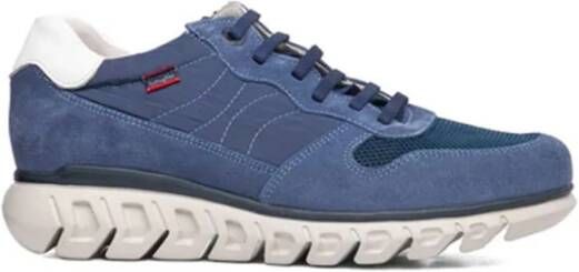 Callaghan Sneakers van suède en stof met haaienzool