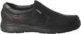 Callaghan Zwarte leren jurk mocassins heren Black Heren - Thumbnail 1