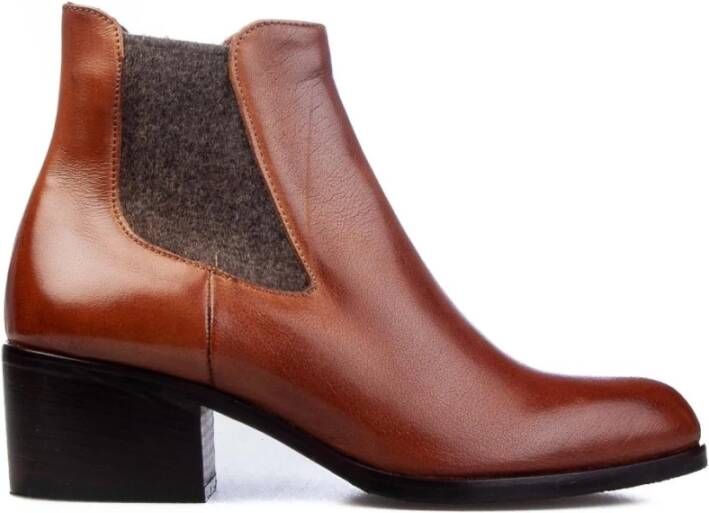 Calpierre Ankle Boots Bruin Dames