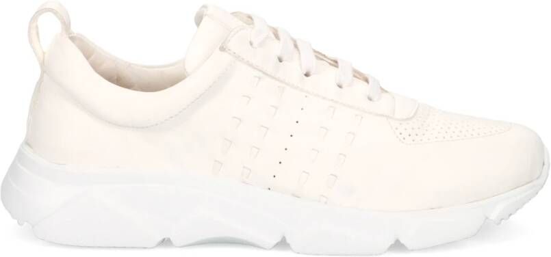 Calpierre Handgemaakte Dames Sneakers in Ivoor