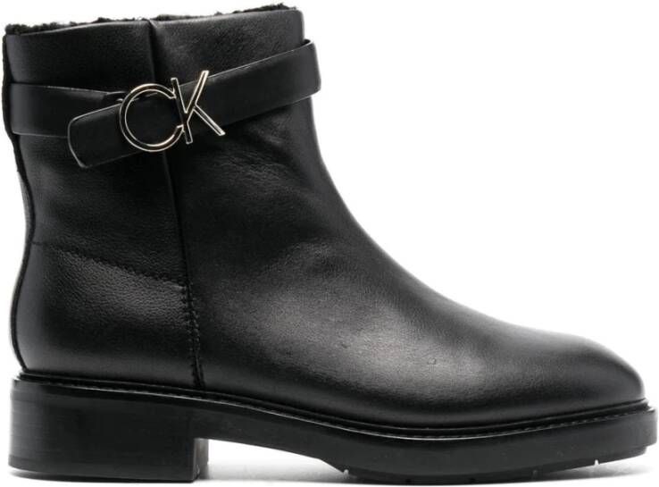 Calvin Klein Ankle Boots Black Dames