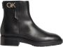 Calvin Klein Boots & laarzen Rubber Sole Ankle Boot Whw-Lth in zwart - Thumbnail 1