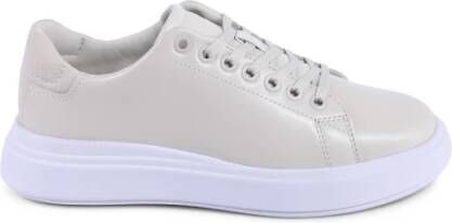 Calvin Klein Beige Leren Platform Sneaker