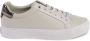 Calvin Klein Beige Leren Sneaker Casual Stijl - Thumbnail 1