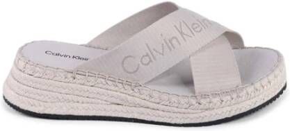Calvin Klein Stijlvolle Platform Espadrille Sandalen