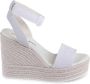 Calvin Klein Sleehaksandaaltjes WEDGE SANDAL SU MG BTW zomerschoen sandaal keilhak met klittenbandjes - Thumbnail 1