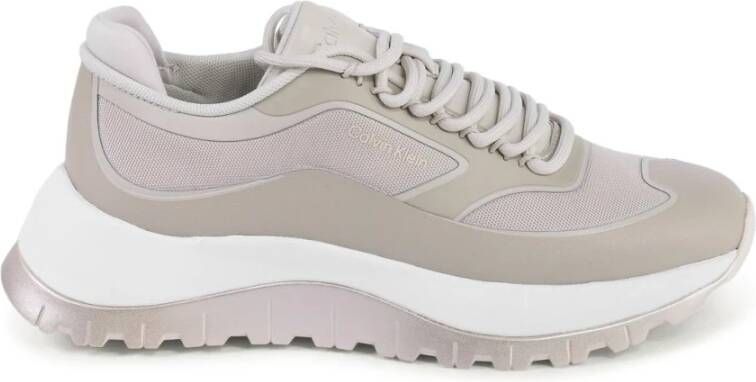Calvin Klein Bruine Platform Sneaker Casual