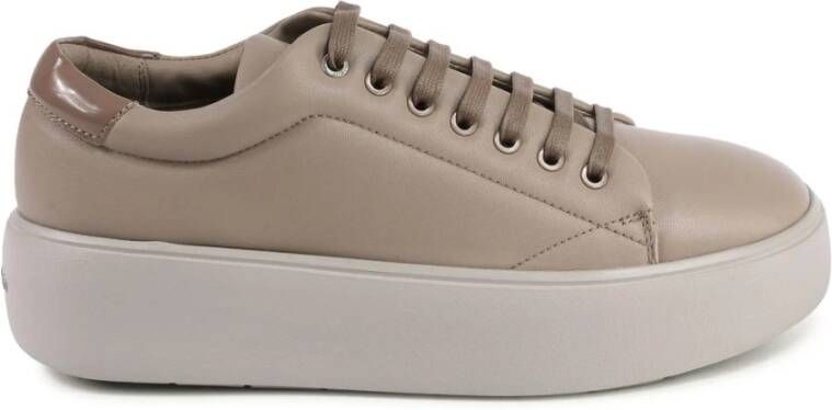 Calvin Klein Bruine Platform Sneakers
