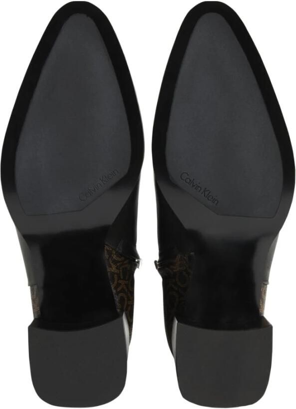 Calvin Klein Laarsjes ALMOND ANKLE BOOT 55 MONO MIX in elegante look