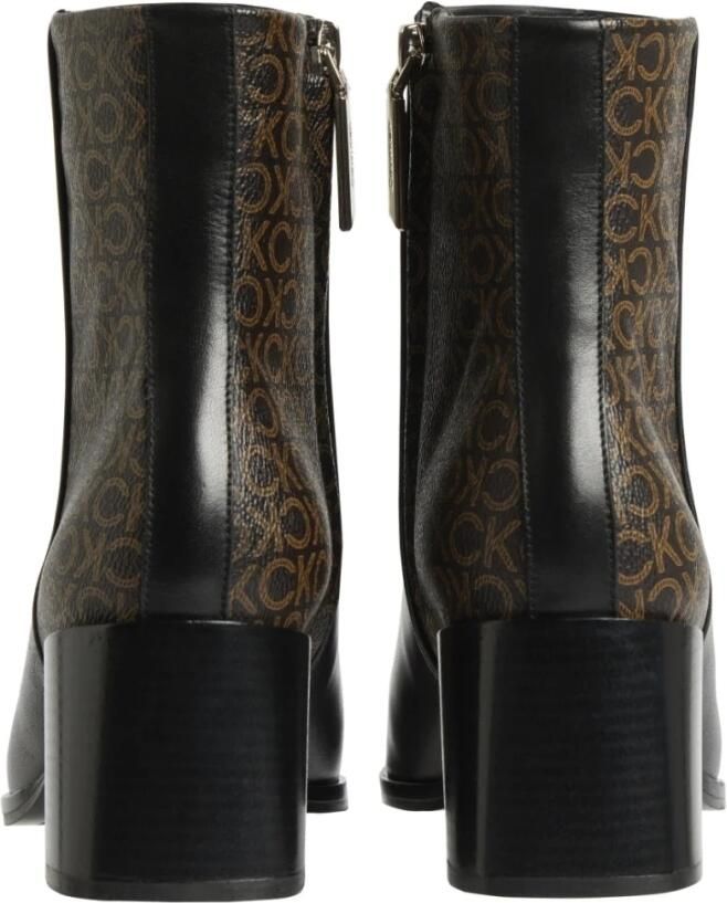 Calvin Klein Laarsjes ALMOND ANKLE BOOT 55 MONO MIX in elegante look - Foto 3