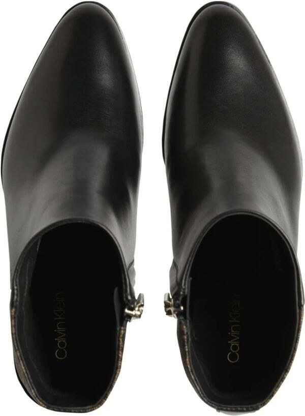 Calvin Klein Laarsjes ALMOND ANKLE BOOT 55 MONO MIX in elegante look - Foto 4