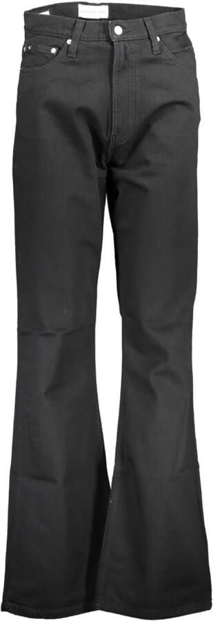 Calvin Klein Cotton Bootcut Jeans met Logo Detail