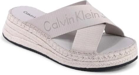 Calvin Klein Stijlvolle Platform Espadrille Sandalen