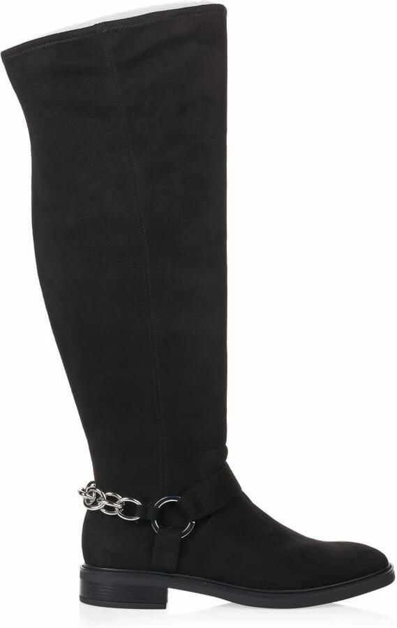 Calvin Klein Zwarte Dameslaarzen Weerbestendig en Stijlvol