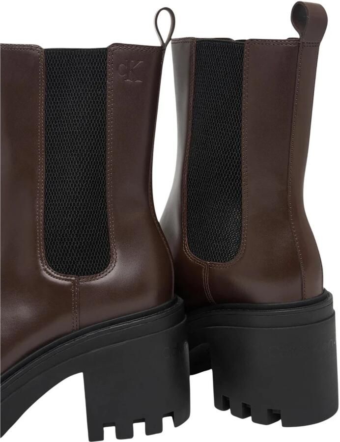 Calvin Klein Jeans Laarzen CHUNKY HEELED CHELSEA YW0YW01547 - Foto 4