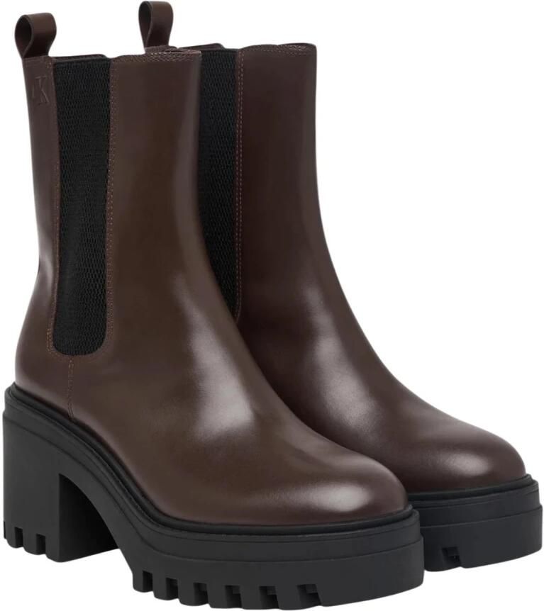 Calvin Klein Jeans Laarzen CHUNKY HEELED CHELSEA YW0YW01547 - Foto 2