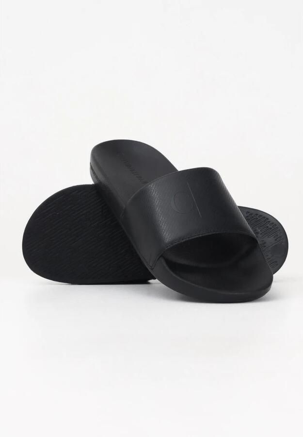 Calvin Klein Badslippers SLIDE AOP PRINT slippers poolslides zomerschoen strand-schoen met logo - Foto 2