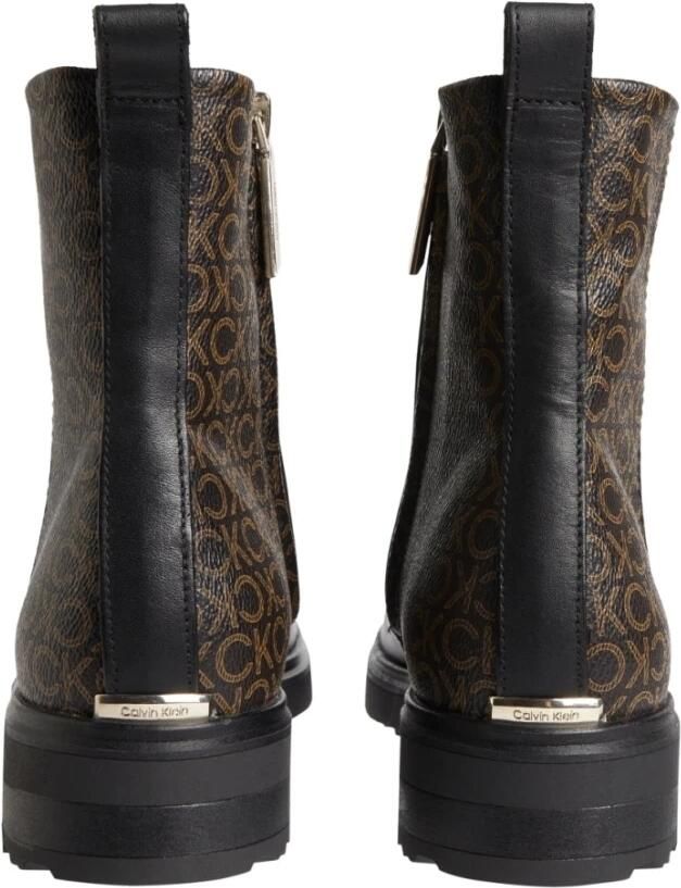Calvin Klein Boots & laarzen Cleat Ankle Boot-Mono Mix in zwart - Foto 6