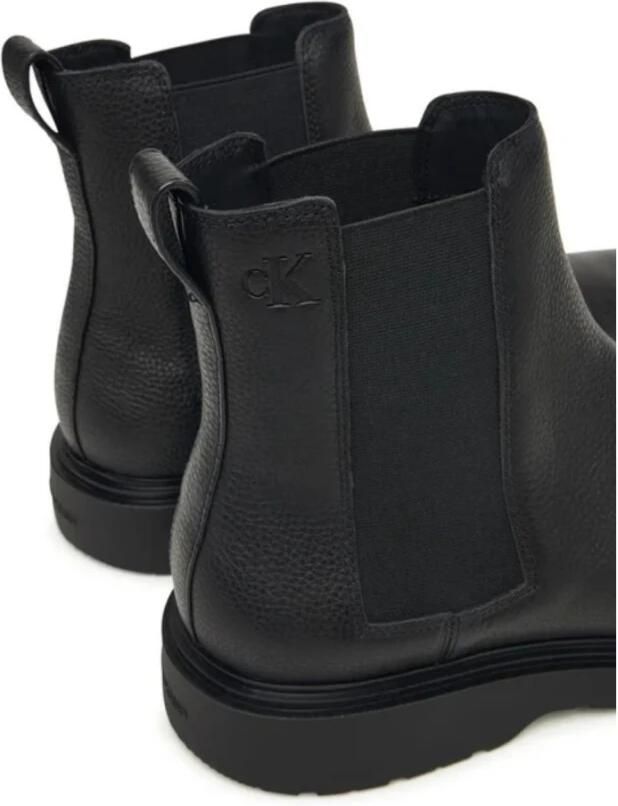Calvin Klein Chelsea-boots COMBAT ESS CHELSEA BOOT LTH Klassieke enkellaars instaplaarzen met stretch inzetstukken - Foto 2