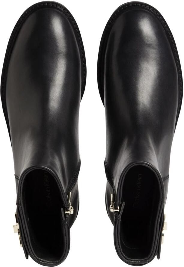 Calvin Klein Boots & laarzen Rubber Sole Ankle Boot Whw-Lth in zwart - Foto 5