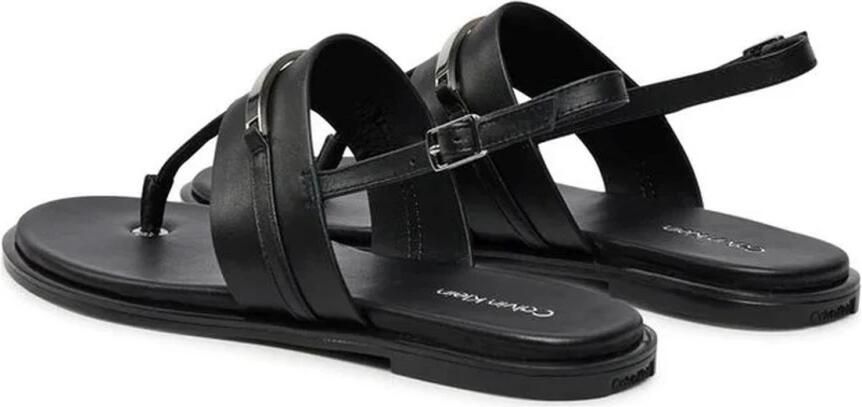 Calvin Klein Flat TP Sandal Metal Bar LTH - Foto 4