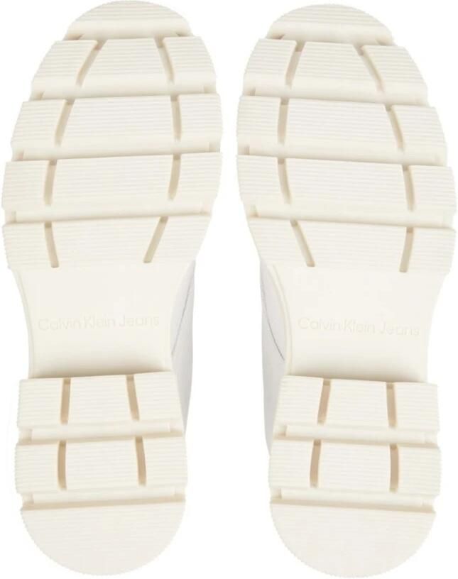 Calvin Klein Sneakers van Gerecycled Katoen White Dames