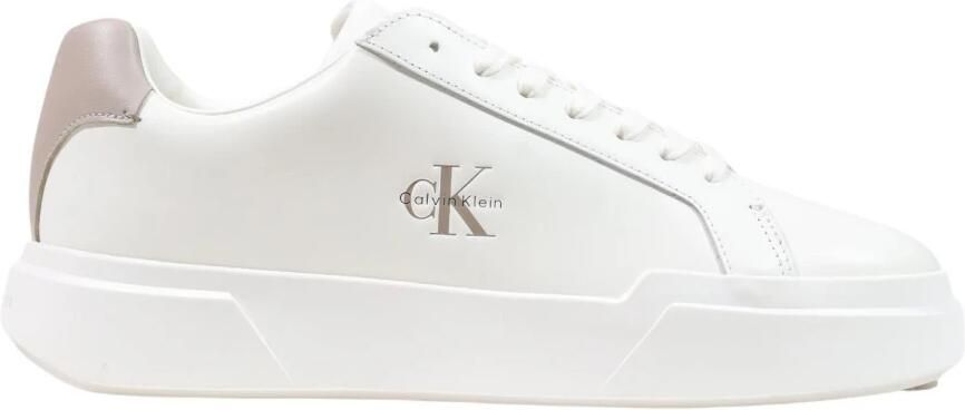 Calvin Klein Sneakers laag crème mokka zwart