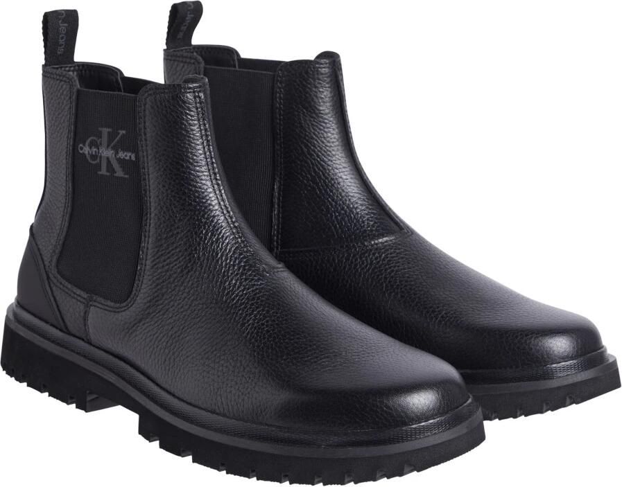 Calvin Klein Chelsea-boots EVA MID CHELSEA BOOT LTH instappers enkellaars met zij-ck-logo en aanhaallus - Foto 5