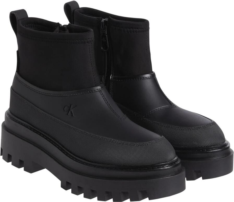 Calvin Klein Jeans Lage Flatform Zwarte Regenlaarzen - Foto 3
